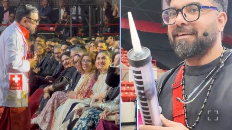 Yasir Hussain Aka Dr. Maqbool Khan Sets the Stage on Fire at 10th HUM Awards