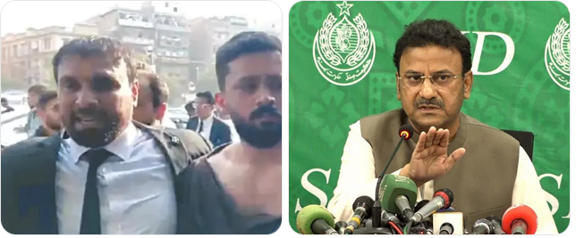 Sindh Home Minister Zia Lanjar apologises after YouTuber Rajab Butt was assaulted by lawyers at Karachi City Courts. FIR registered, bail extended.