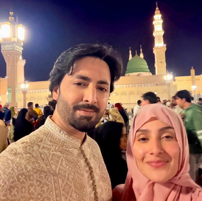 Ayeza Khan & Danish Taimoor Perform Umrah 2026, Share Peaceful Moments at Masjid-e-Nabawi