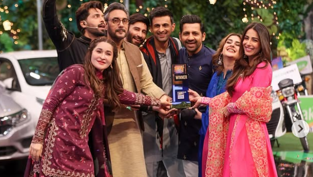 pakistani celebrities at fahad mustafa jeeto pakistan show